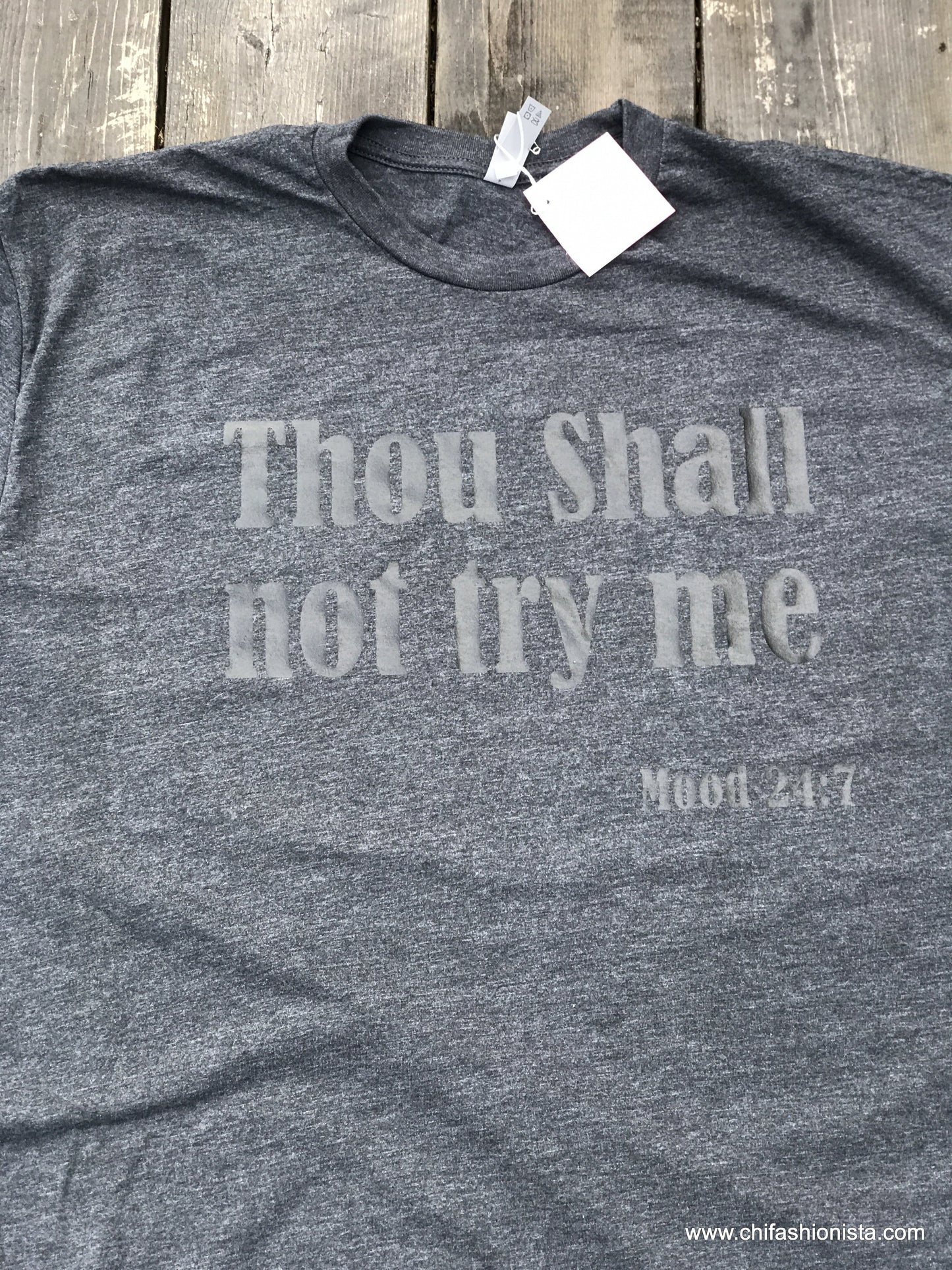 Thou Shall not try me