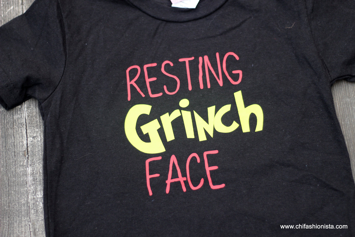 Resting Grinch Face-RTS 3T- Suess