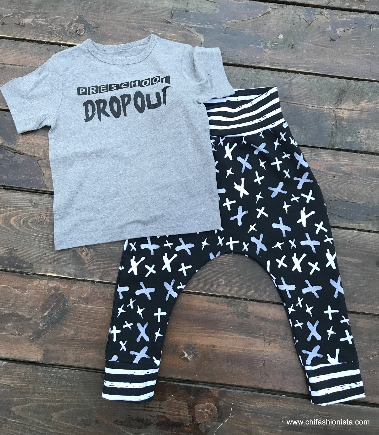 Handcrafted Children's Clothing, Clothing for Children and Parents, Preschool Dropout Shirt, chi-fashionista