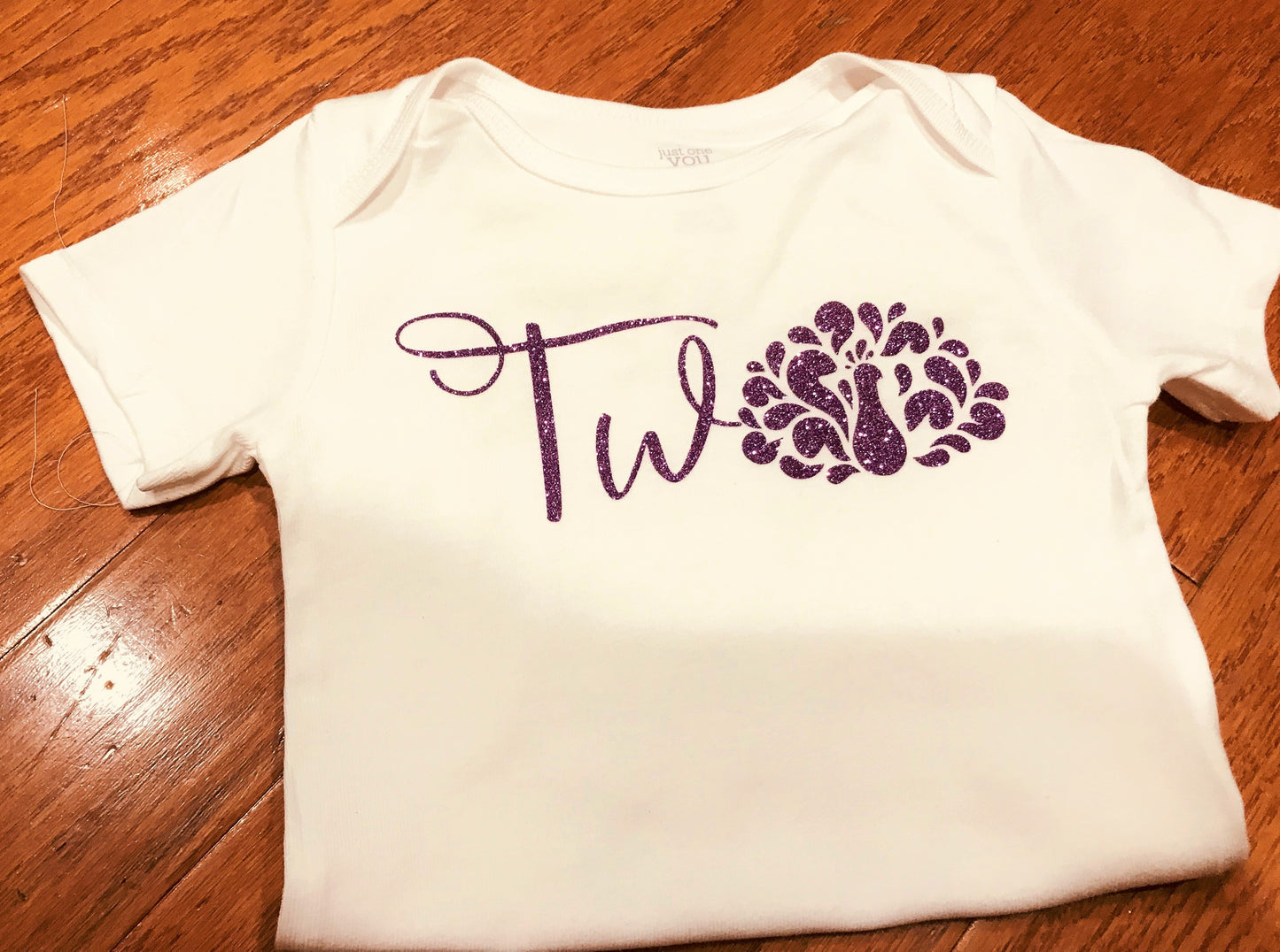 Handcrafted Children's Clothing, Clothing for Children and Parents, Two Peacock Birthday Shirt, chi-fashionista