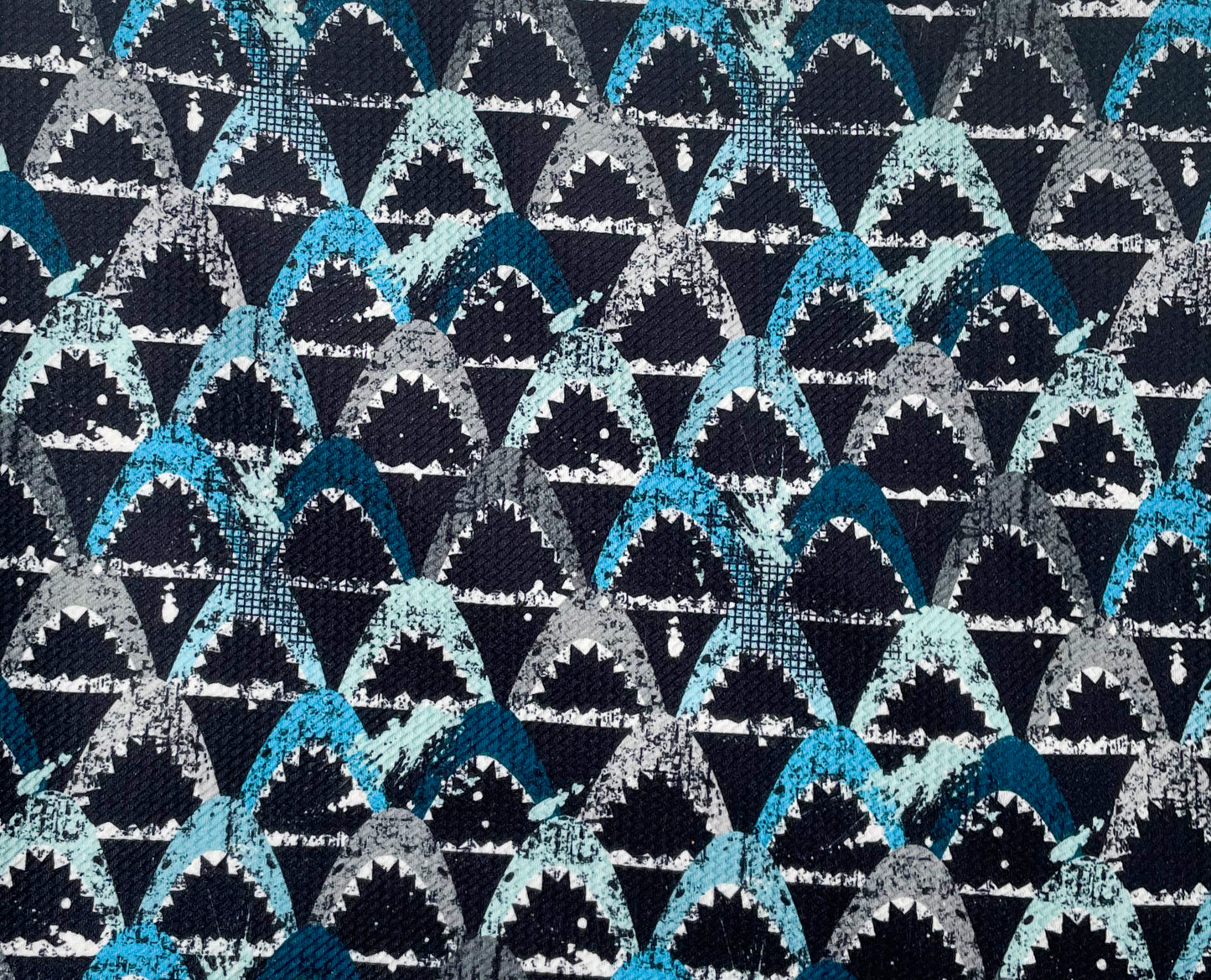 Blue, Teal Shark Mouth-Bullet