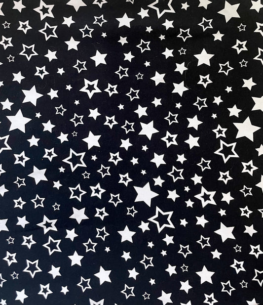 White Stars on Black