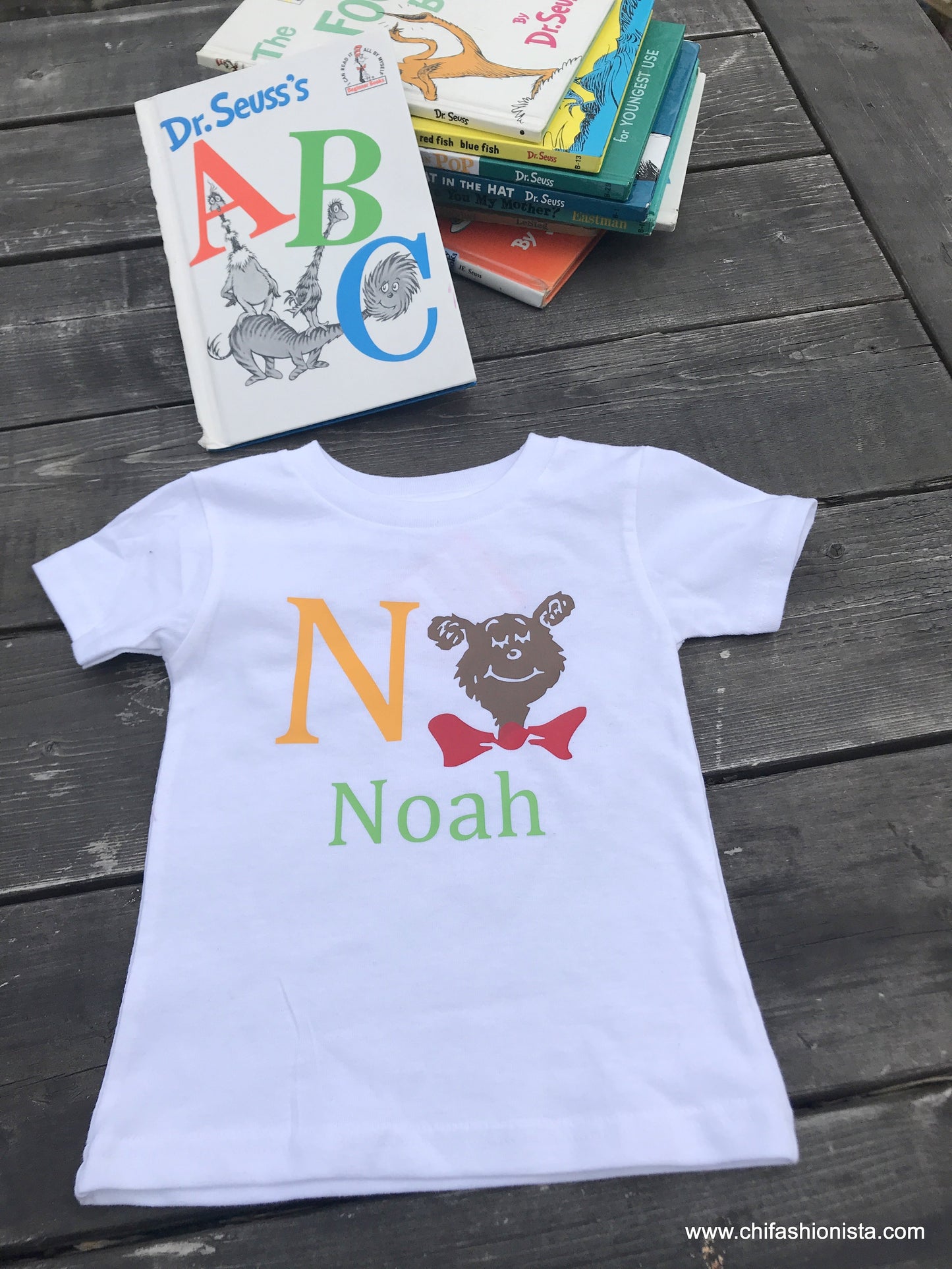 ABC Inspired Name Shirt-Suess