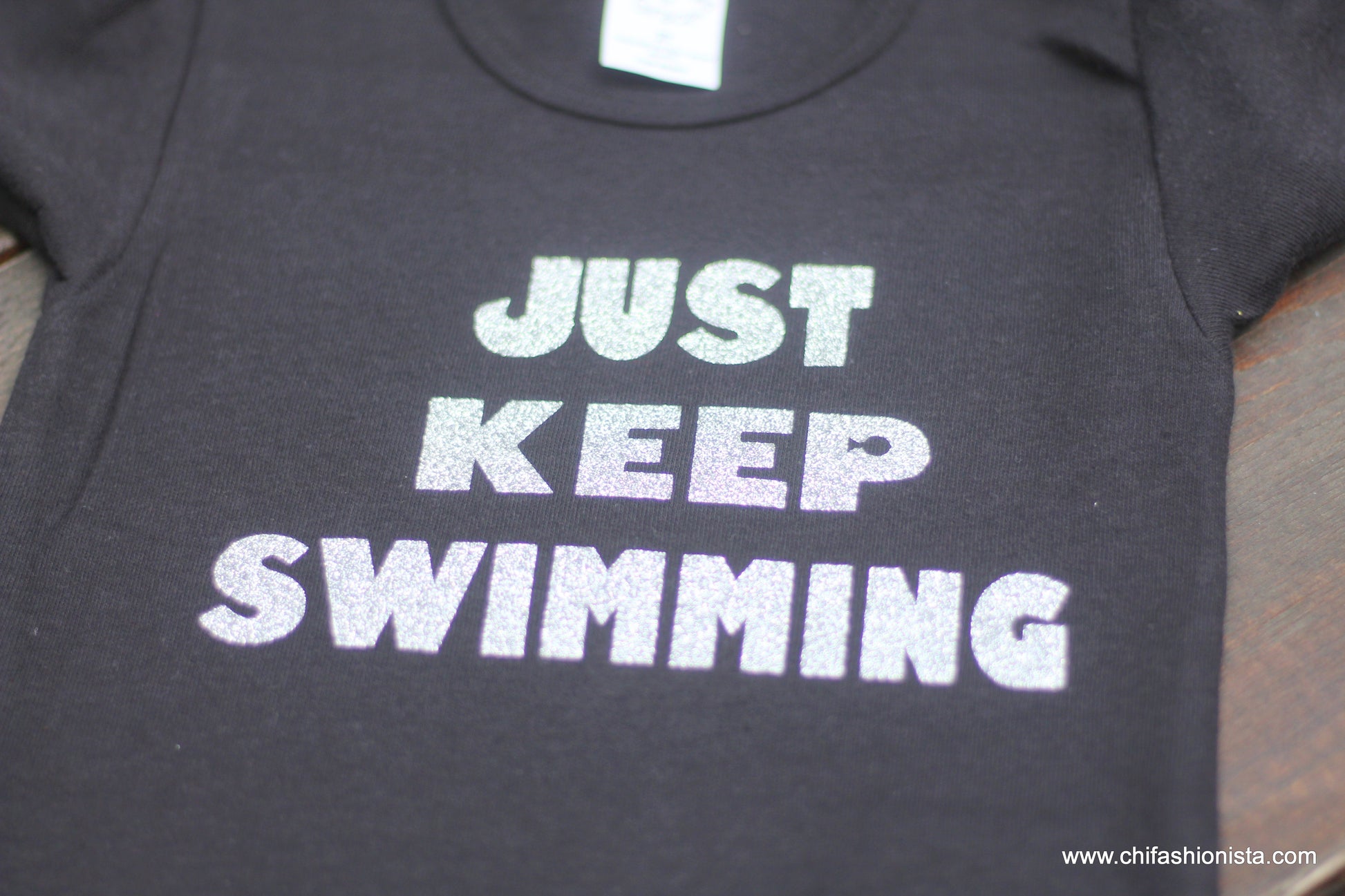 Handcrafted Children's Clothing, Clothing for Children and Parents, Just Keep Swimming Shirt, chi-fashionista