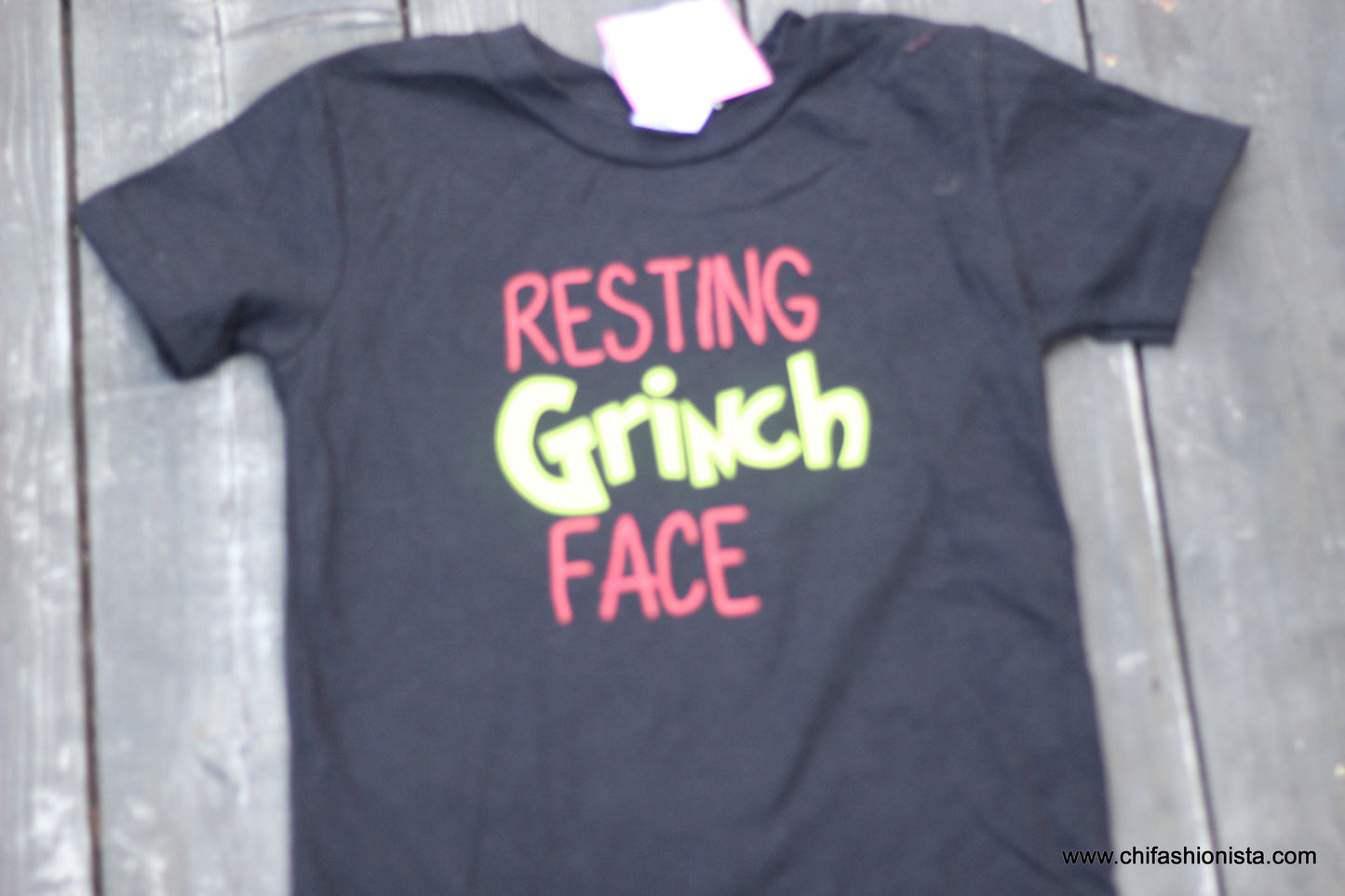 Resting Grinch Face-RTS 3T- Suess