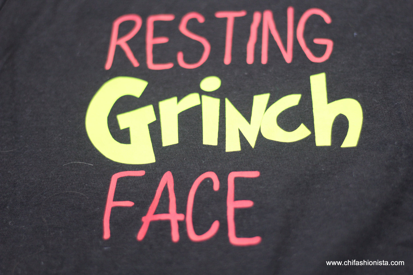 Resting Grinch Face-Adult -Suess