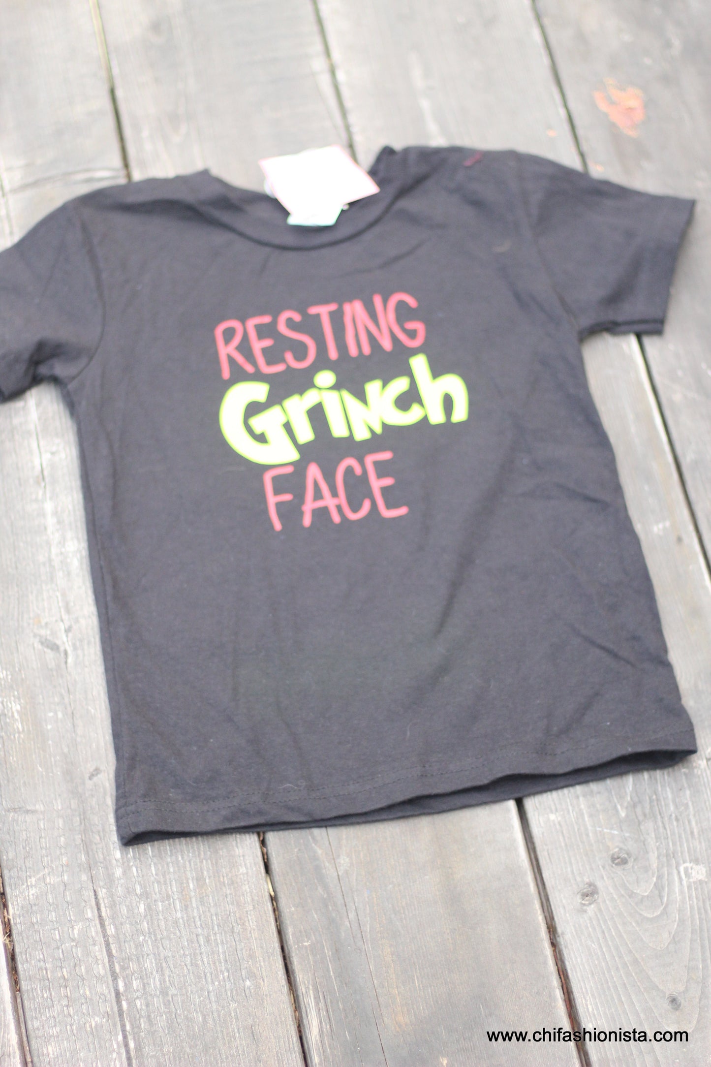Resting Grinch Face-RTS 3T- Suess