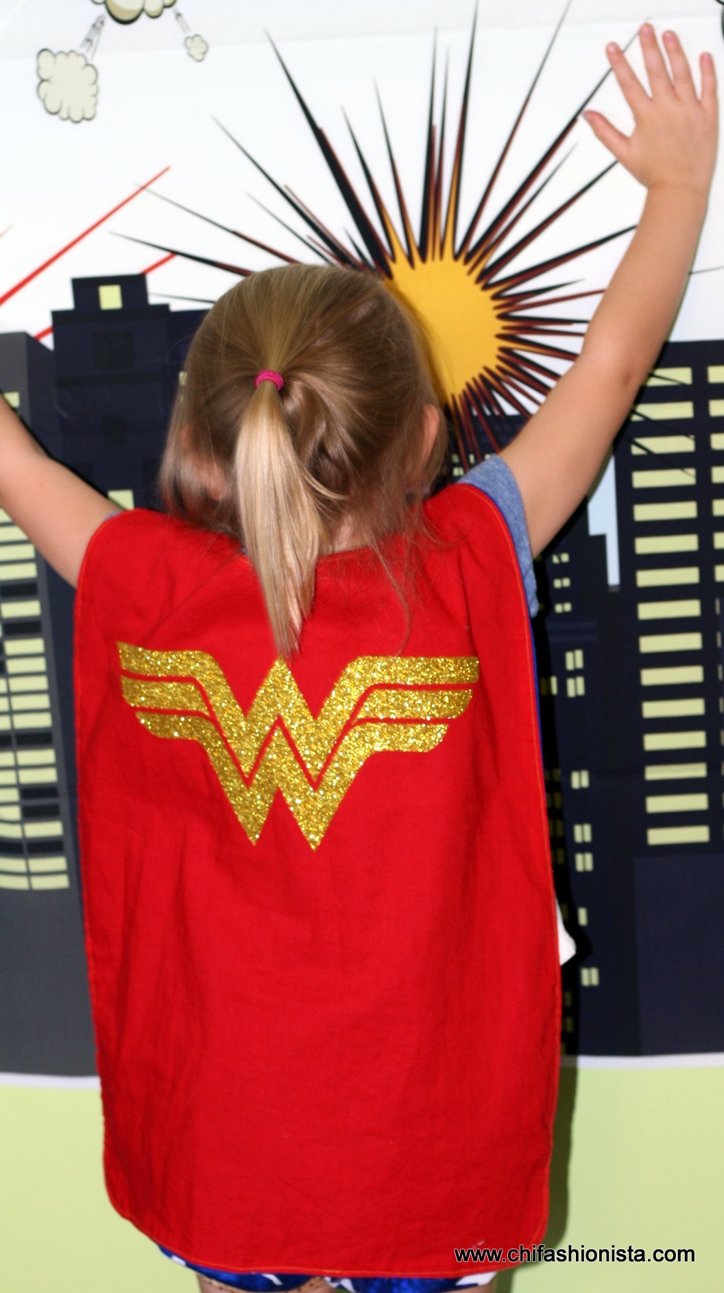Handcrafted Children's Clothing, Clothing for Children and Parents, Wonder Girl Cape, chi-fashionista