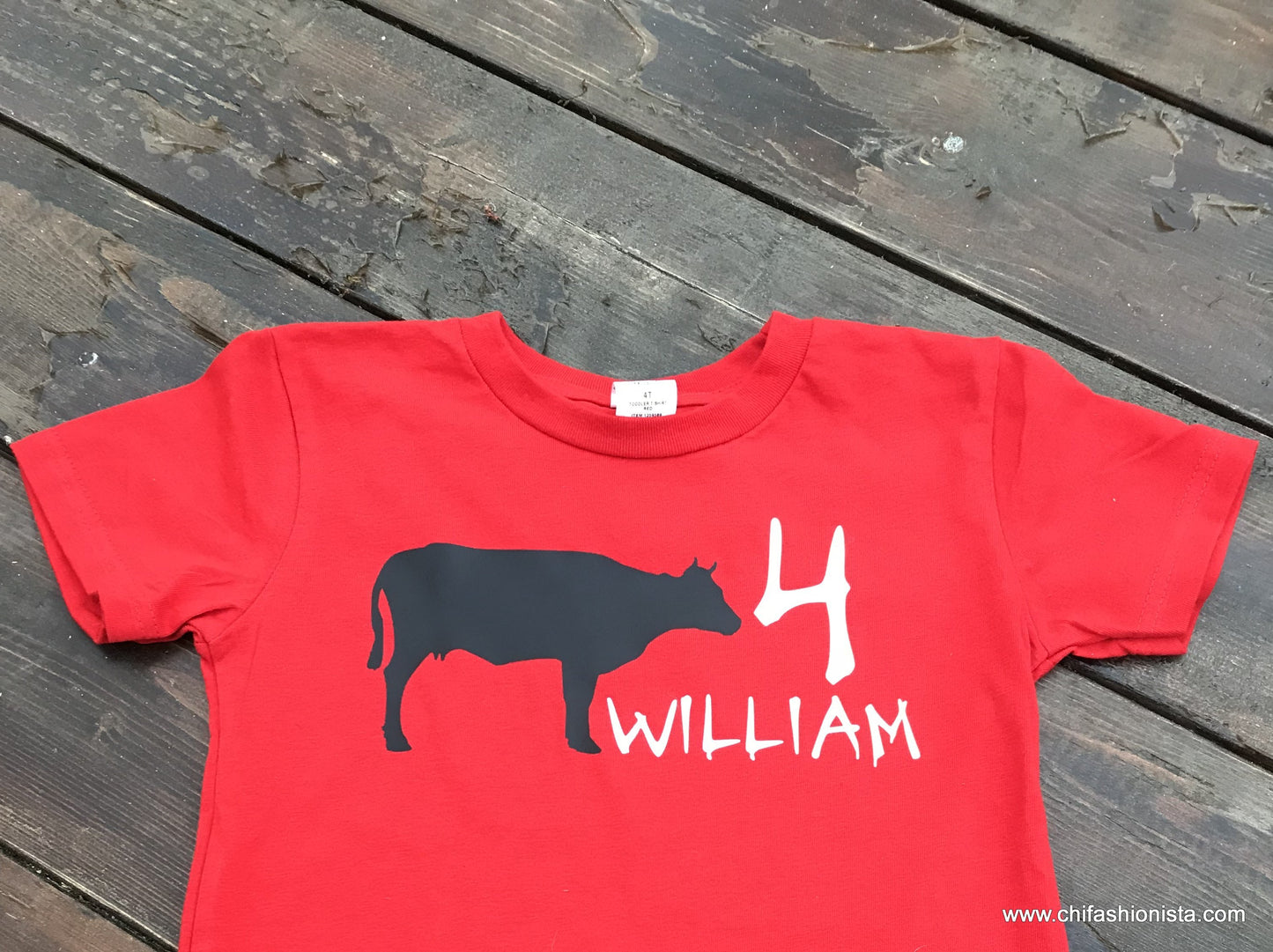 Handcrafted Children's Clothing, Clothing for Children and Parents, Cow Birthday Shirt-Chick-Fil-A Inspired Birthday Shirt, chi-fashionista