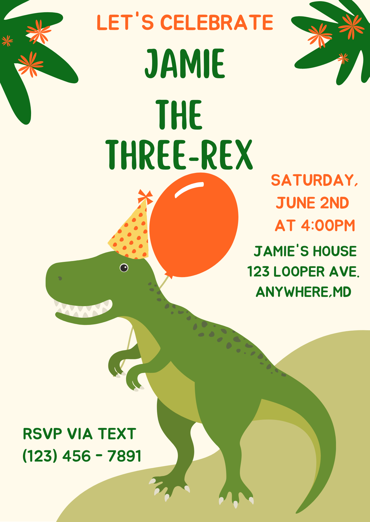Dinosaur Birthday Invitation – The Creative Hobbyist dinosaur-birthday-invitation-the-creative-hobbyist
