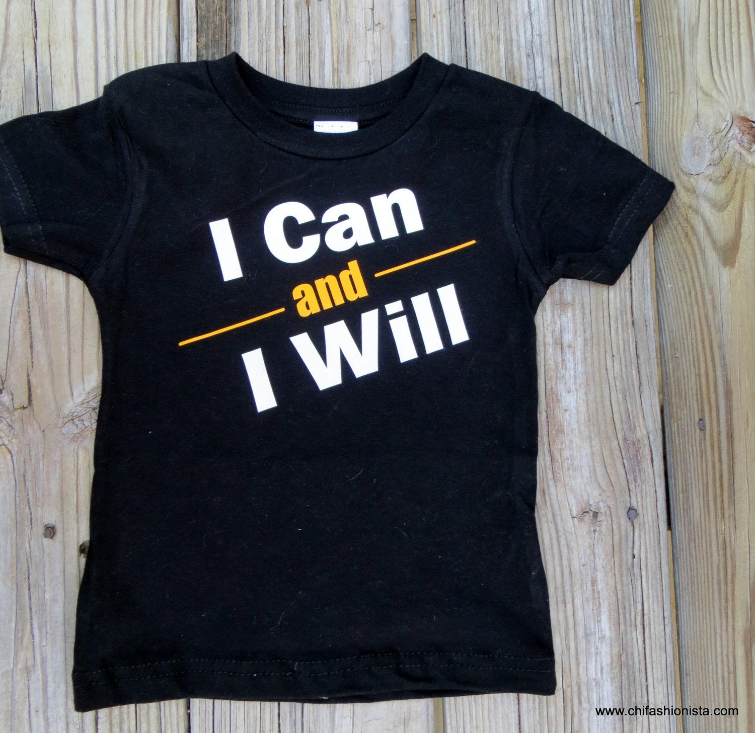Handcrafted Children's Clothing, Clothing for Children and Parents, I Can and I Will- Spina Bifida Awareness Shirt, chi-fashionista