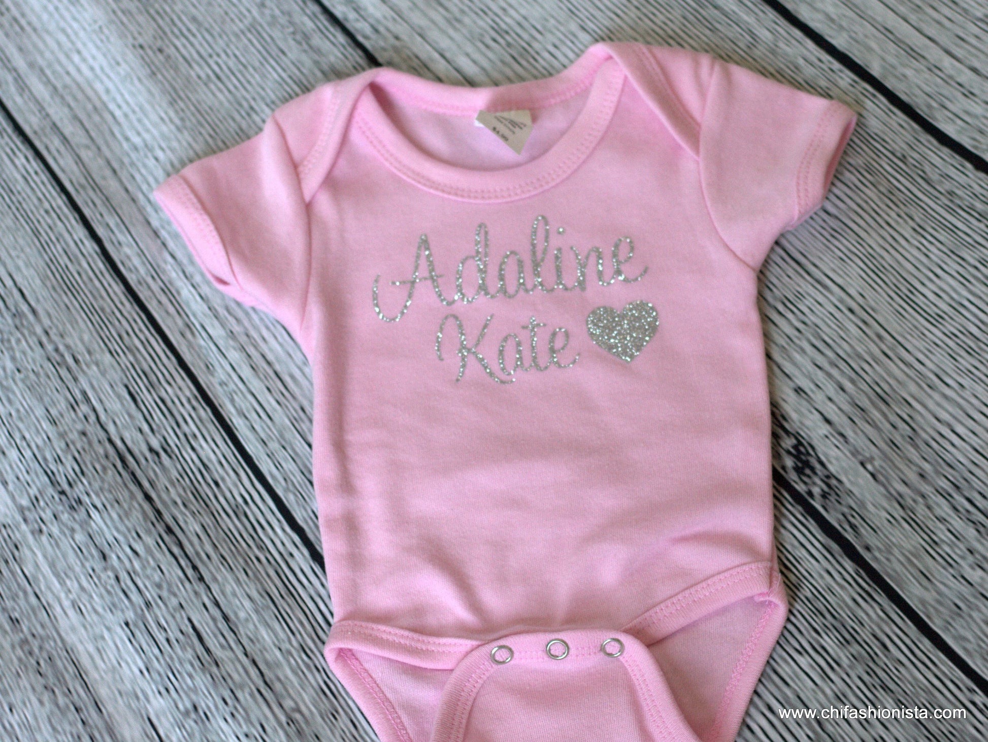 Handcrafted Children's Clothing, Clothing for Children and Parents, Birth Announcement Shirt, chi-fashionista