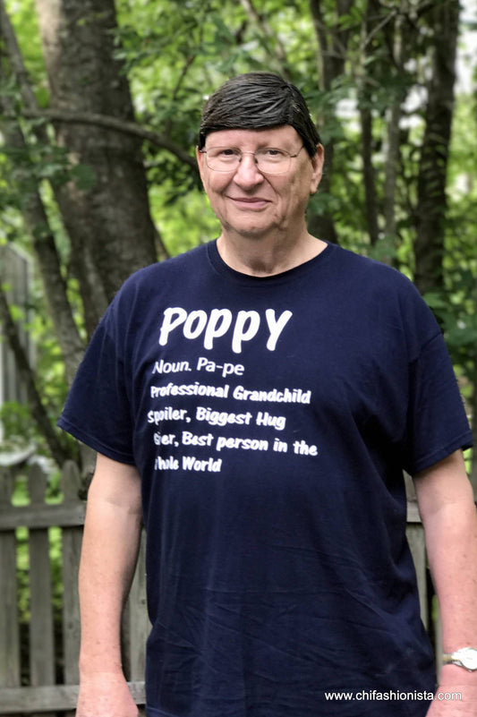 Handcrafted Children's Clothing, Clothing for Children and Parents, Poppy Shirt- Father's Day Shirt, chi-fashionista