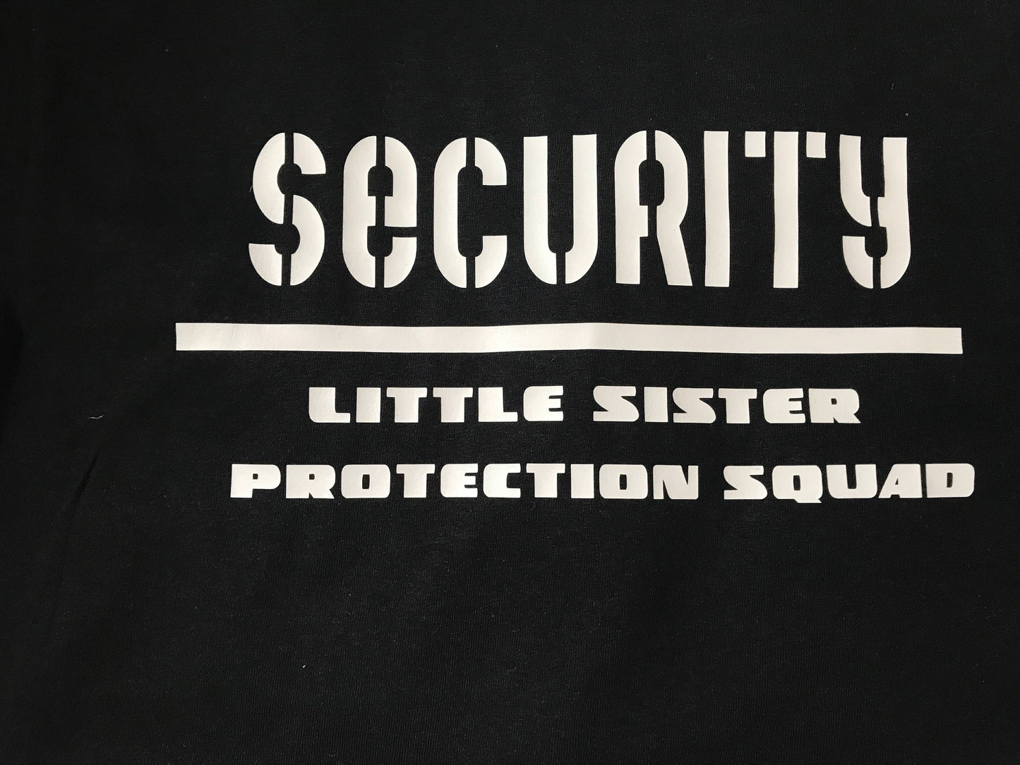 Handcrafted Children's Clothing, Clothing for Children and Parents, Little Sister Protection Squad, chi-fashionista
