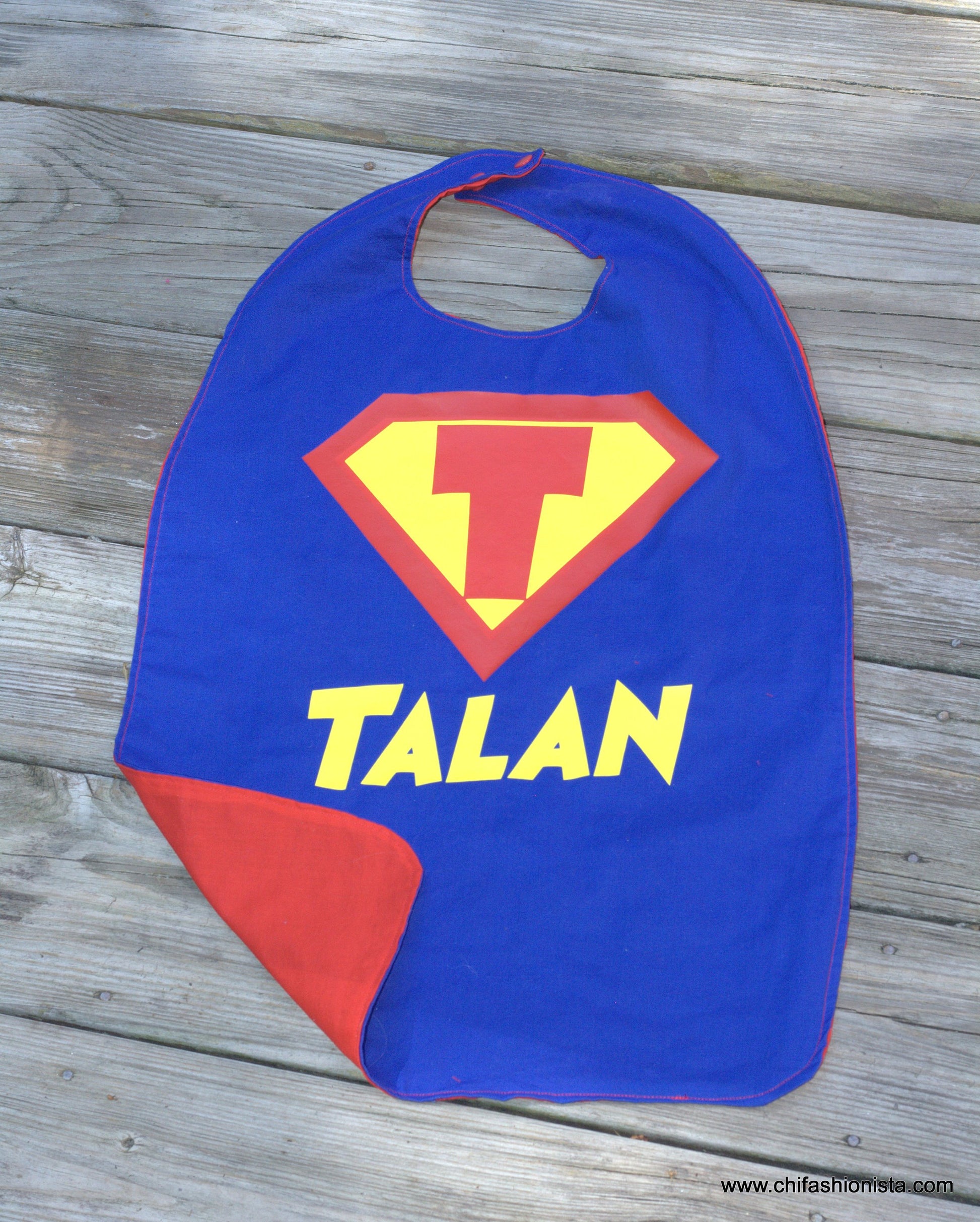 Handcrafted Children's Clothing, Clothing for Children and Parents, Personalized Super Hero Cape, chi-fashionista