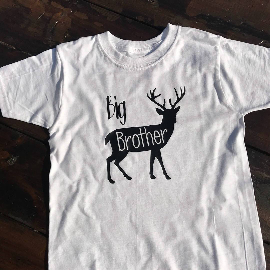 Handcrafted Children's Clothing, Clothing for Children and Parents, Big Brother & Little Brother Shirt Set, chi-fashionista
